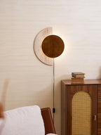 Crescent Halo Plug - in Wall Sconce