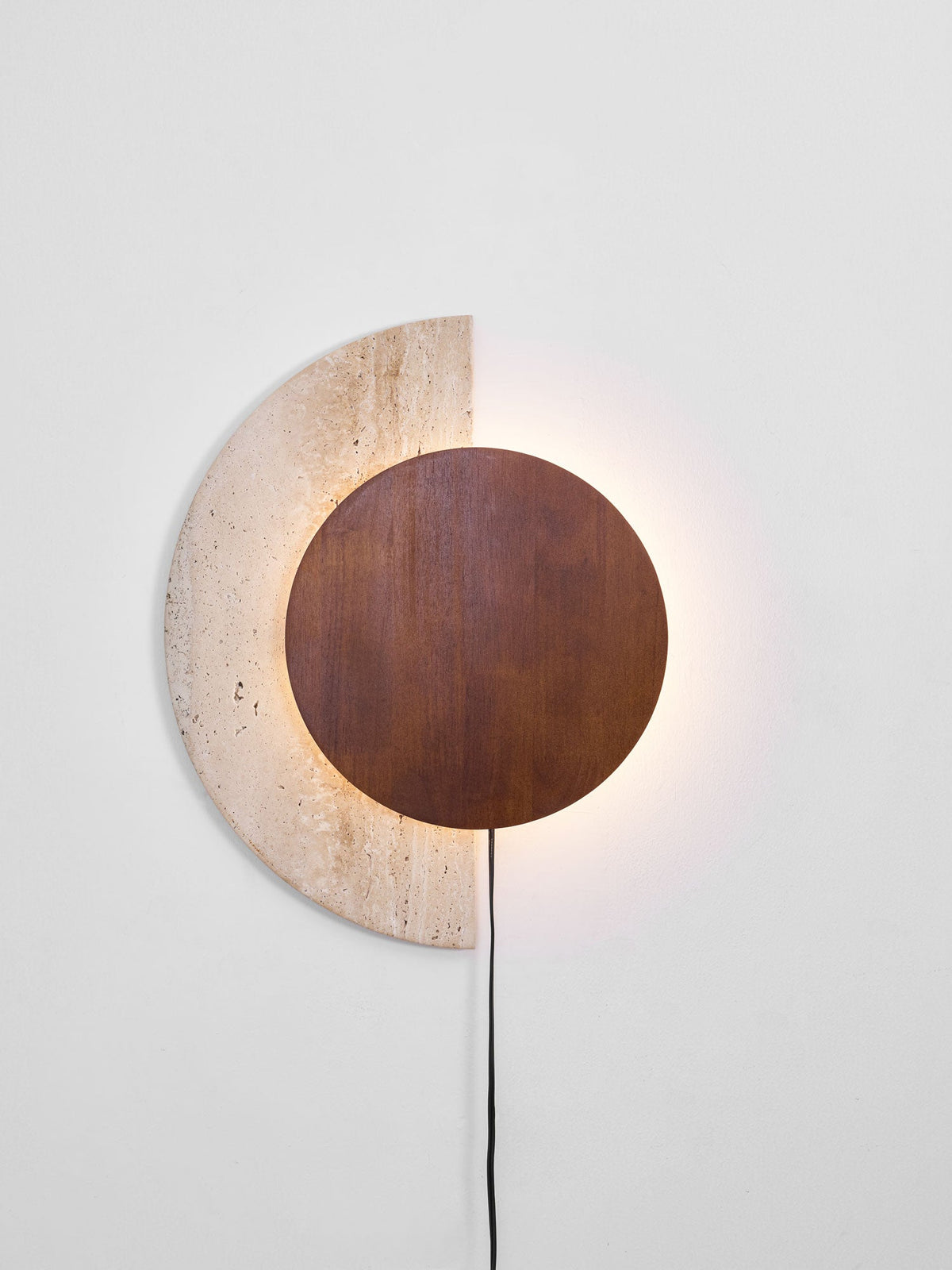Crescent Halo Plug - in Wall Sconce
