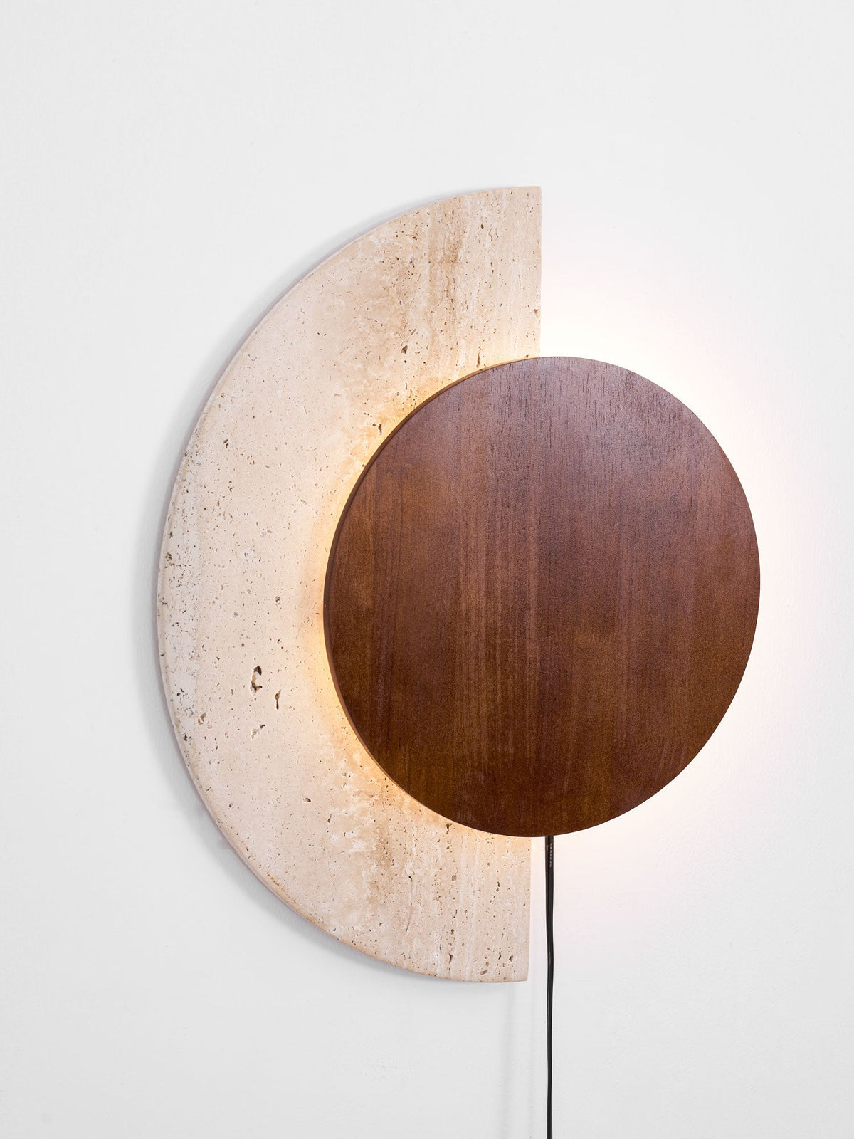 Crescent Halo Plug - in Wall Sconce