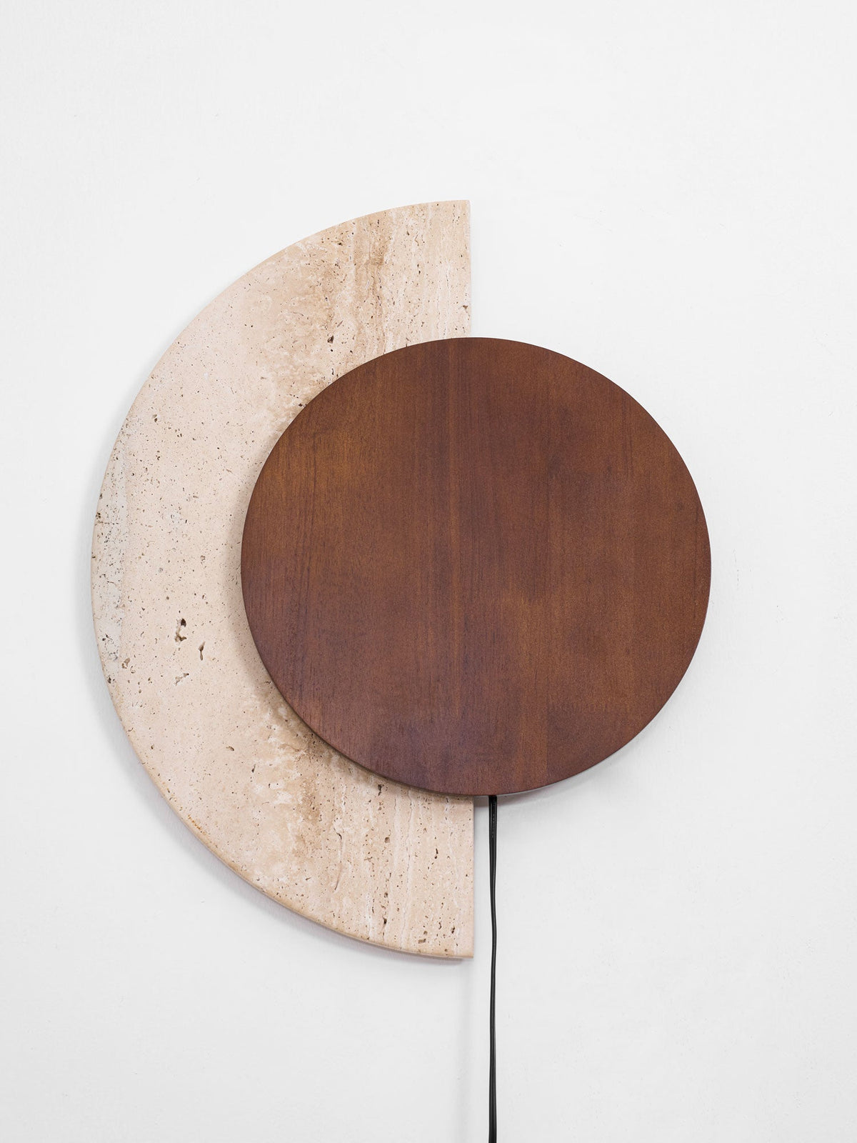 Crescent Halo Plug - in Wall Sconce