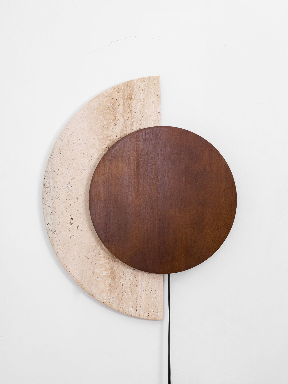 Crescent Halo Plug - in Wall Sconce