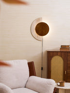 Crescent Halo Plug - in Wall Sconce