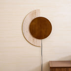 Crescent Halo Plug - in Wall Sconce