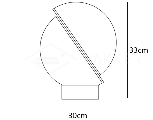 Crescent Table Lamp
