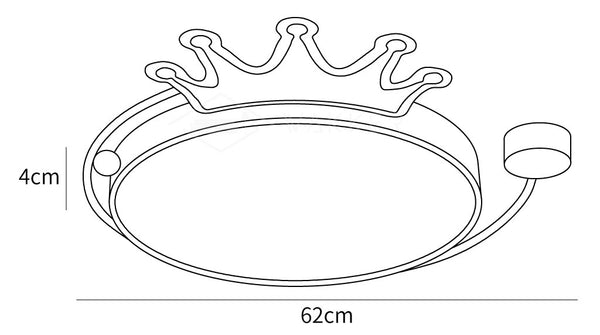 Crown Ceiling Light