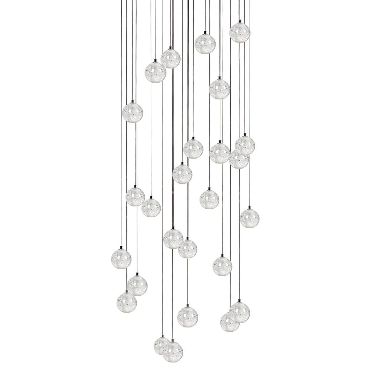 Crystal Bubbles Balls Pendant Lamp