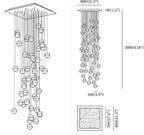 Crystal Bubbles Balls Pendant Lamp