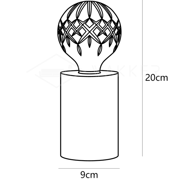 Crystal Bulb Table Lamp