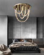 Crystal Corde Ceiling Light