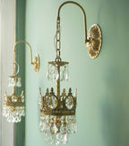Crystal Crown Sconce
