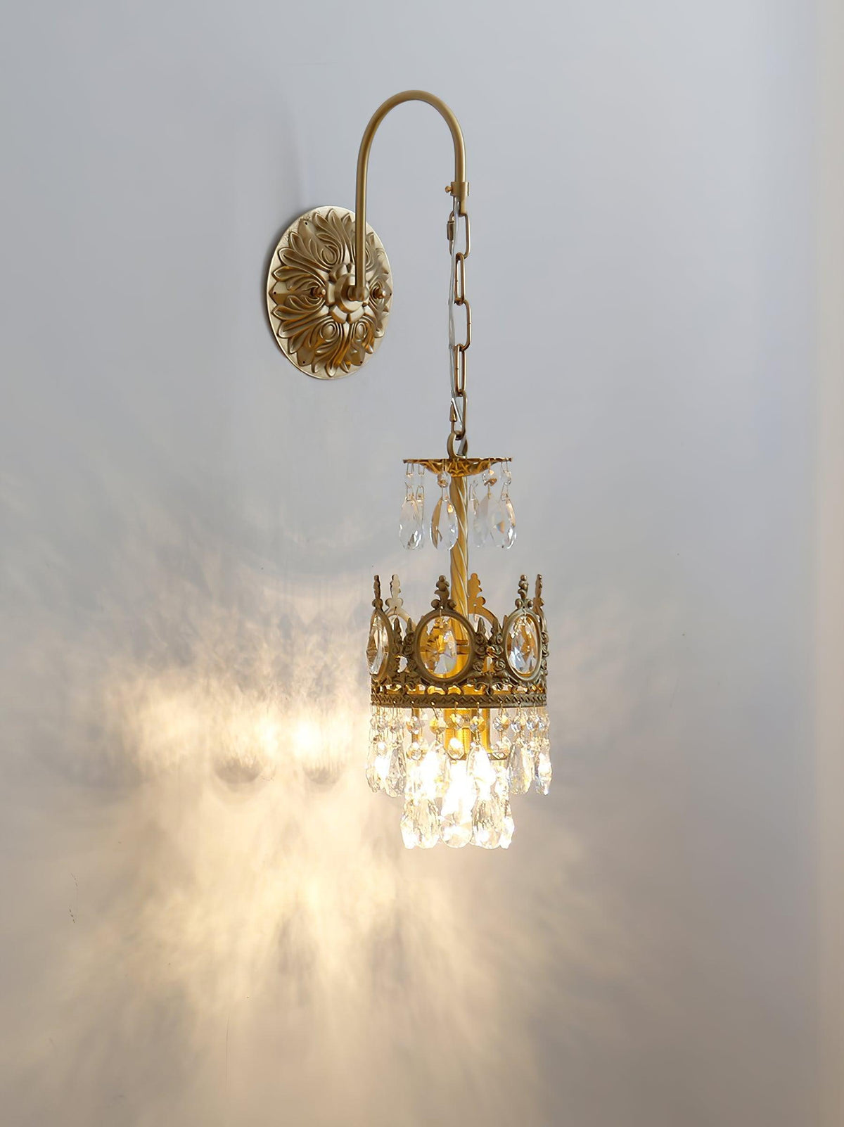 Crystal Crown Sconce