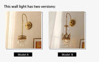 Crystal Crown Wall Light