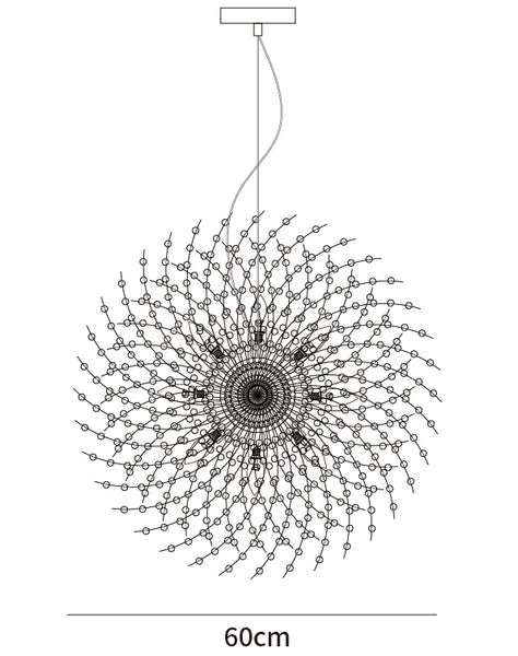 Crystal Dandelion Chandelier