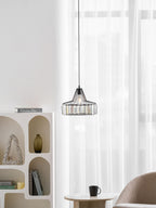 Crystal Drum Pendant Lamp