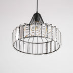 Crystal Drum Pendant Lamp