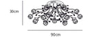 Crystal Flower Ceiling Light
