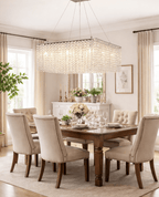 Crystal Frame Chandelier