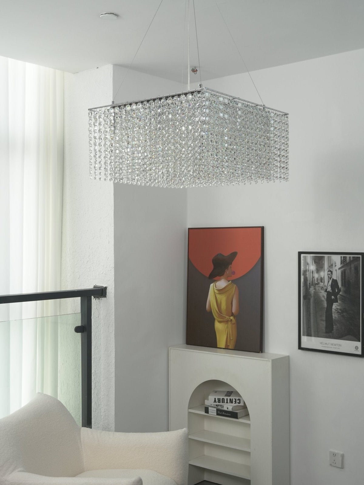 Crystal Frame Chandelier