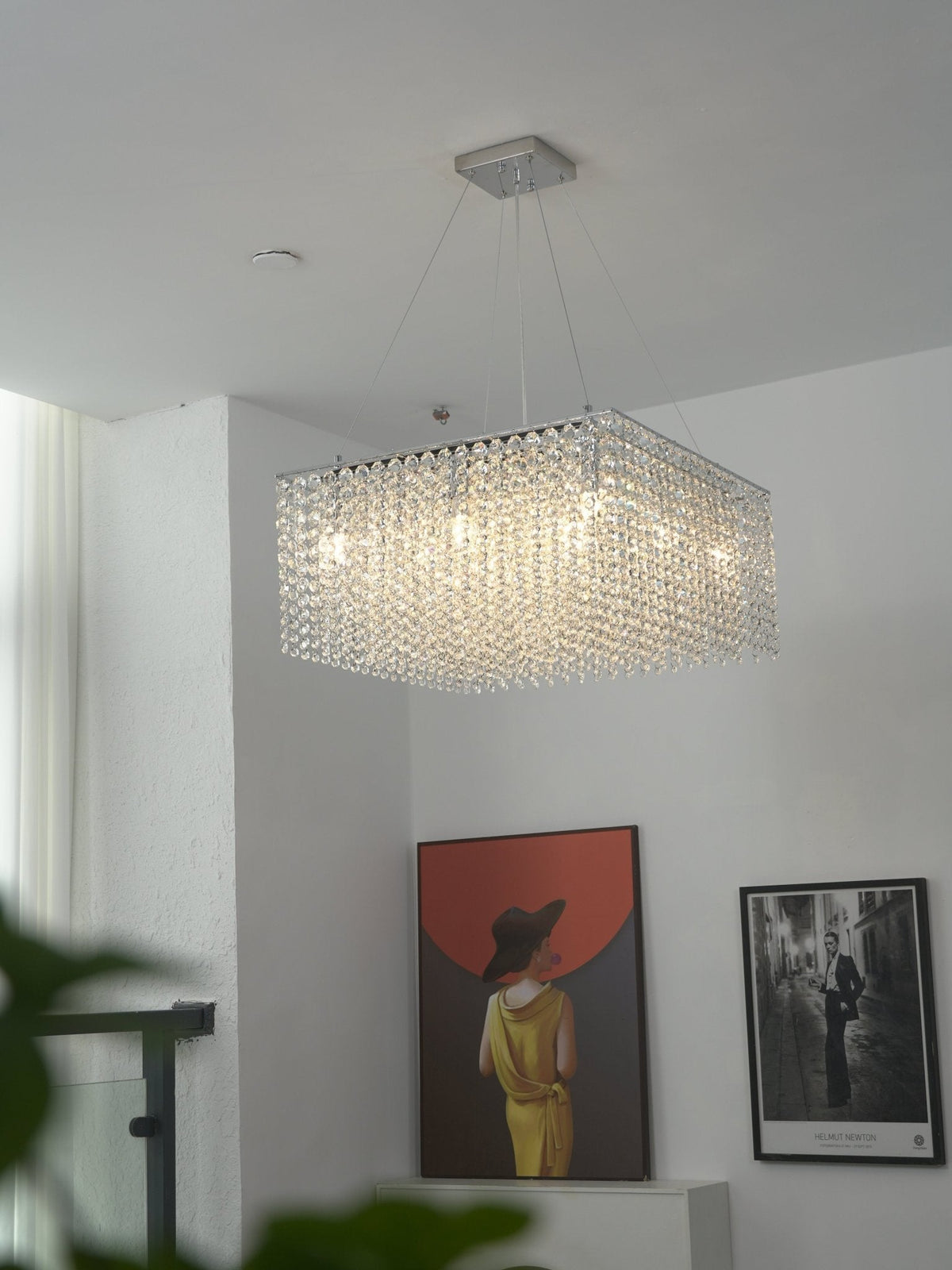 Crystal Frame Chandelier