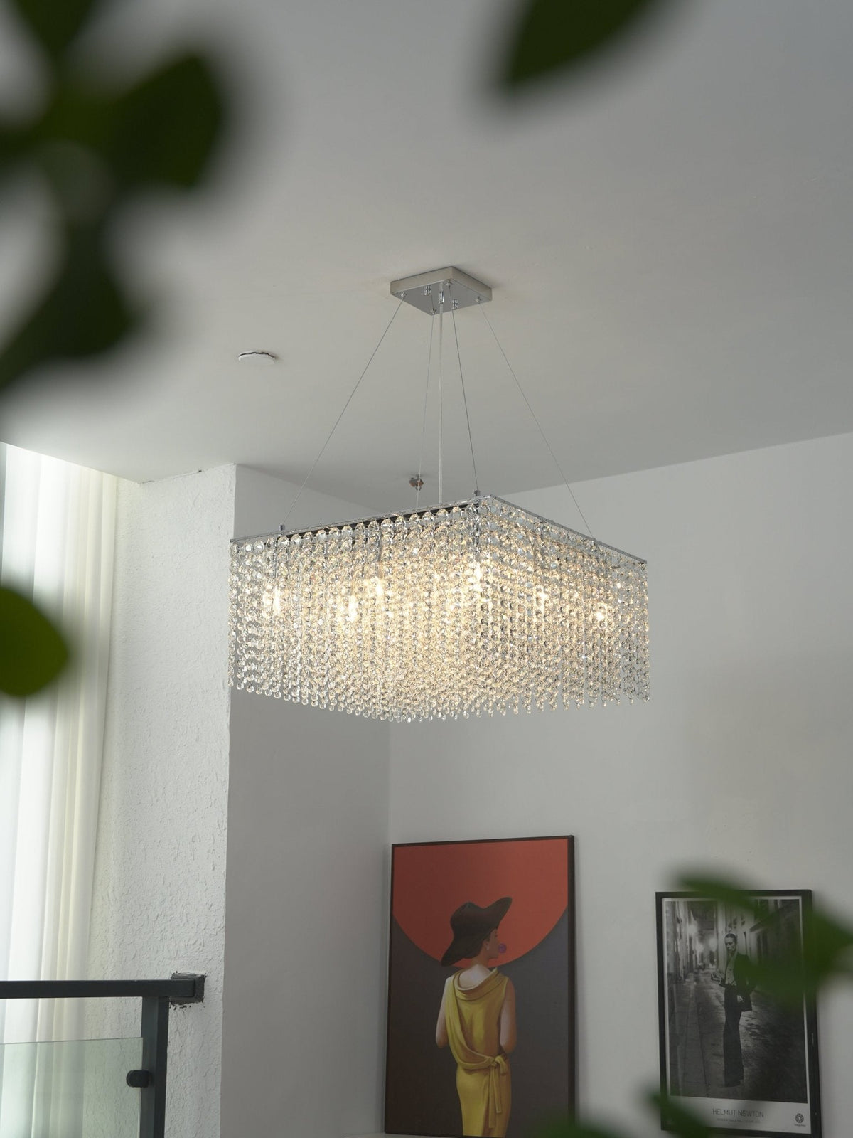 Crystal Frame Chandelier