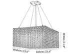 Crystal Frame Chandelier
