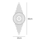 Crystal Gear Gold Wall Light