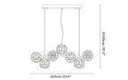 Crystal Glass Ball Chandelier