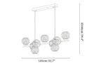 Crystal Glass Ball Chandelier