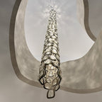 Crystal Mosaic Column Pendant Lamp