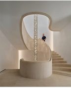 Crystal Mosaic Column Pendant Lamp