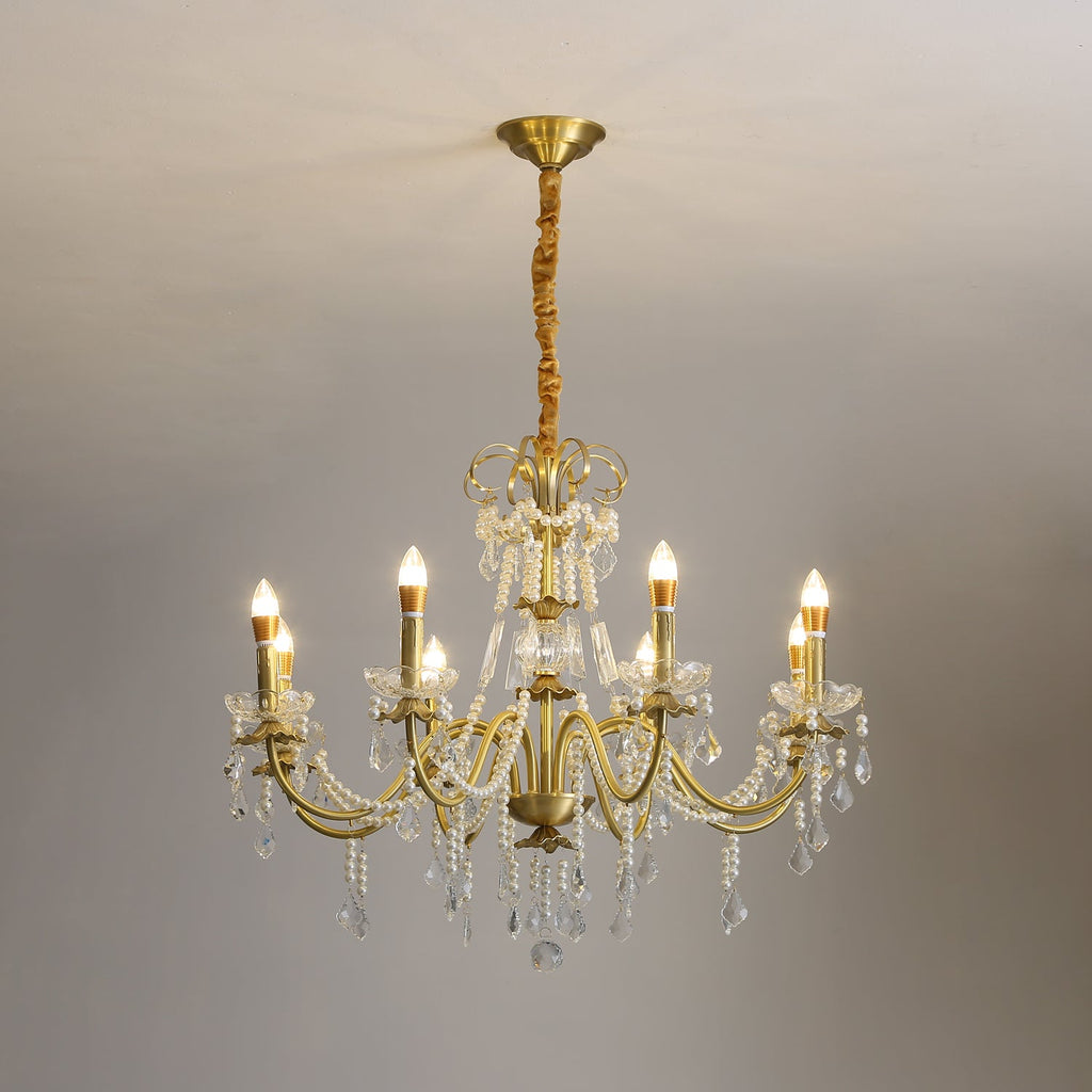 Crystal Pearl Chandelier