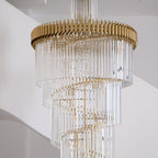 Crystal Spiral Chandelier