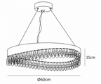 Crystal Sticks Chandelier