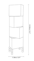 Cubia Fabric Floor Lamp