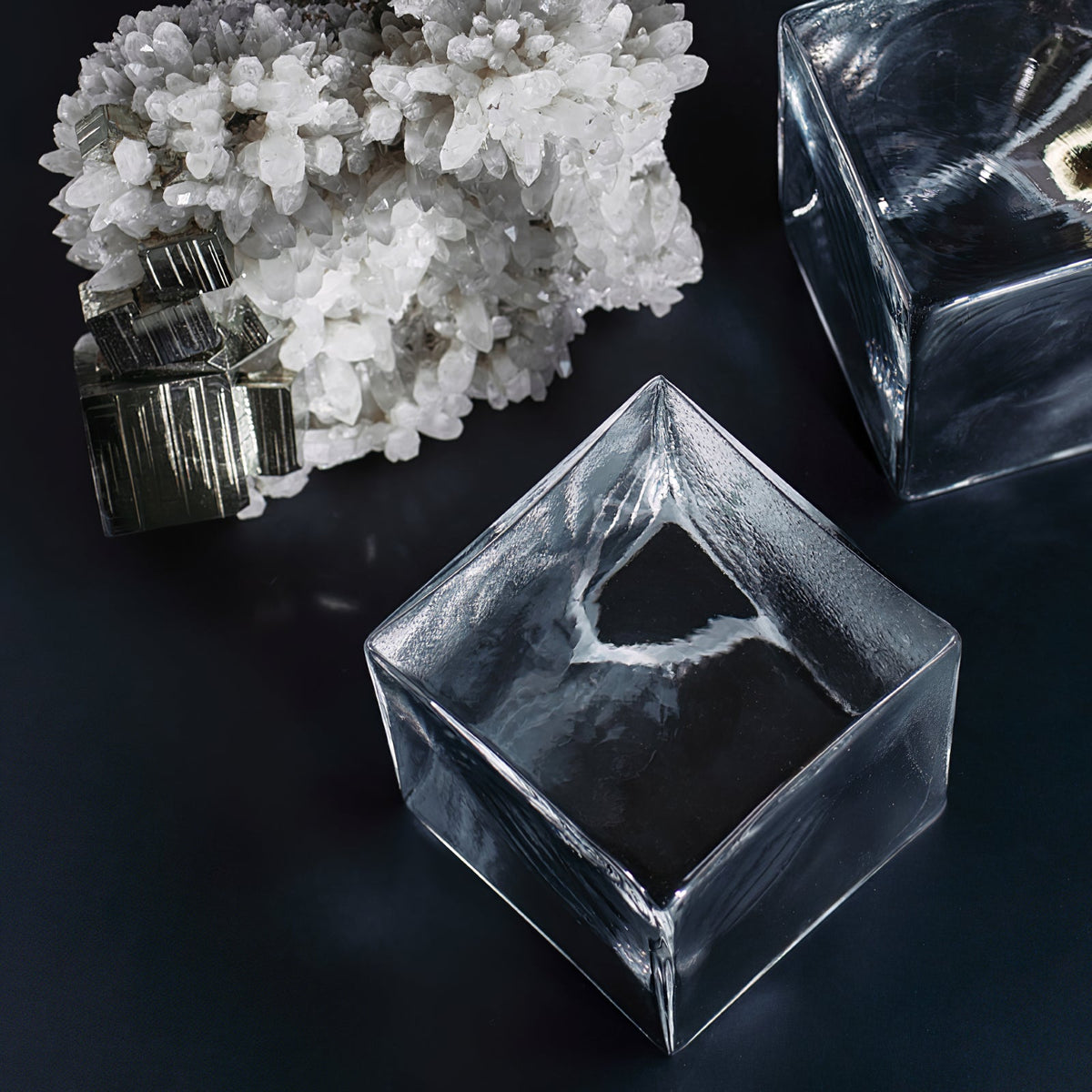 Cubic Luster Cascade Chandelier