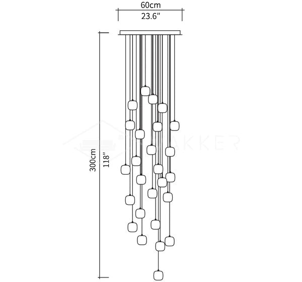 Cubie Chandelier