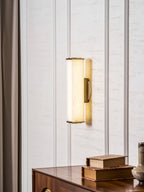 Cuboid Alabaster Wall Light