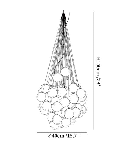 Cumulus Cascade Chandelier