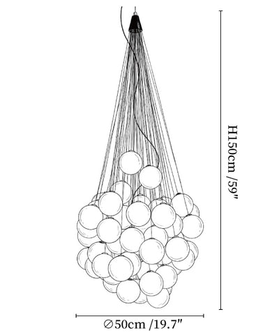 Cumulus Cascade Chandelier