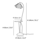 Curve With Table Floor Lamp