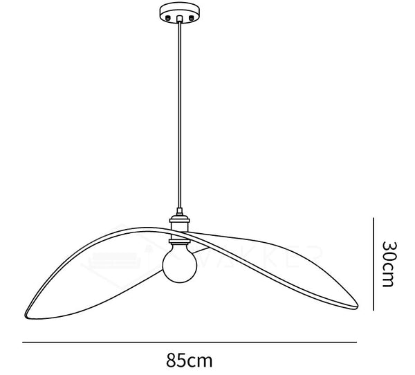 Curve Wooden Pendant Lamp