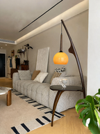 Curved Mantis Arm Floor Lamp