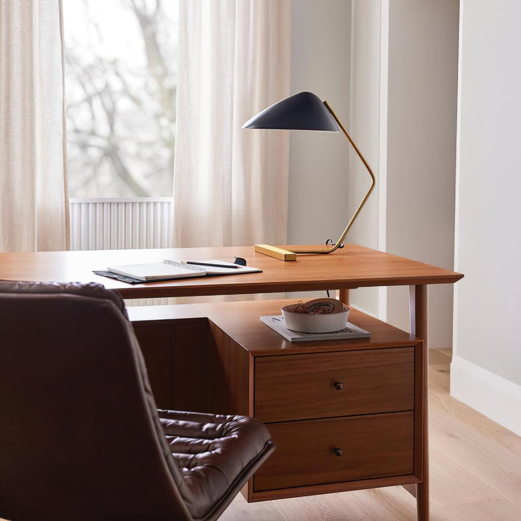Curvilinear Mid - Century Table Lamp