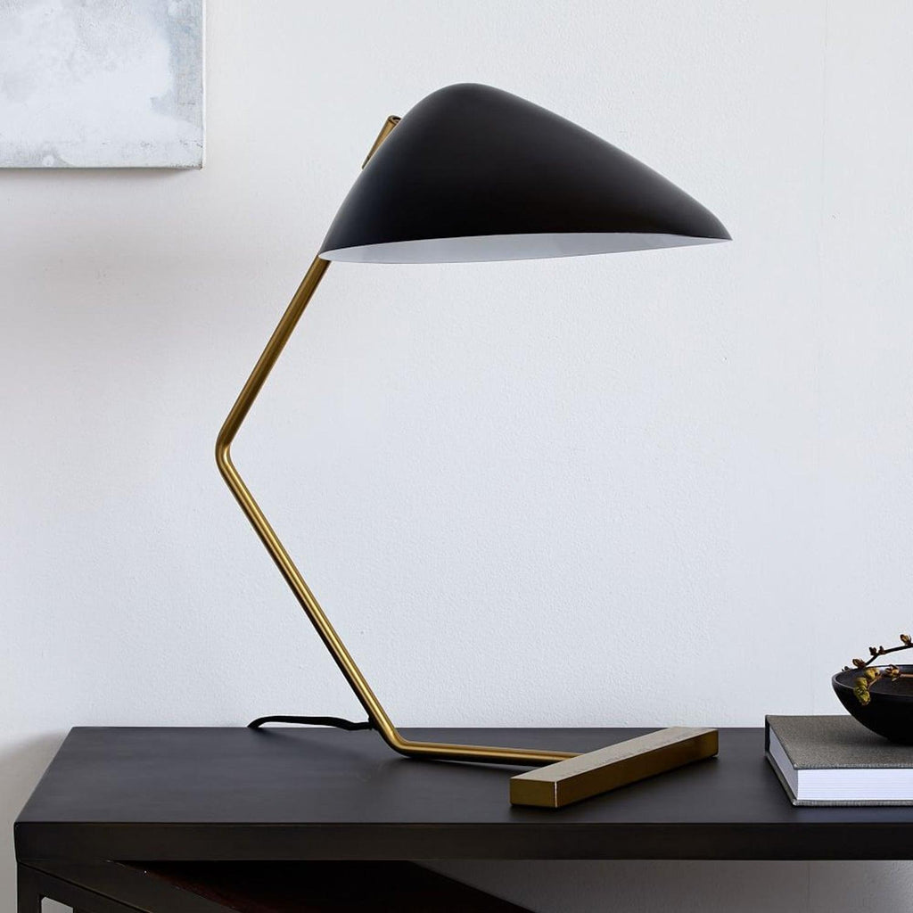 Curvilinear Mid - Century Table Lamp