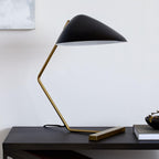 Curvilinear Mid - Century Table Lamp