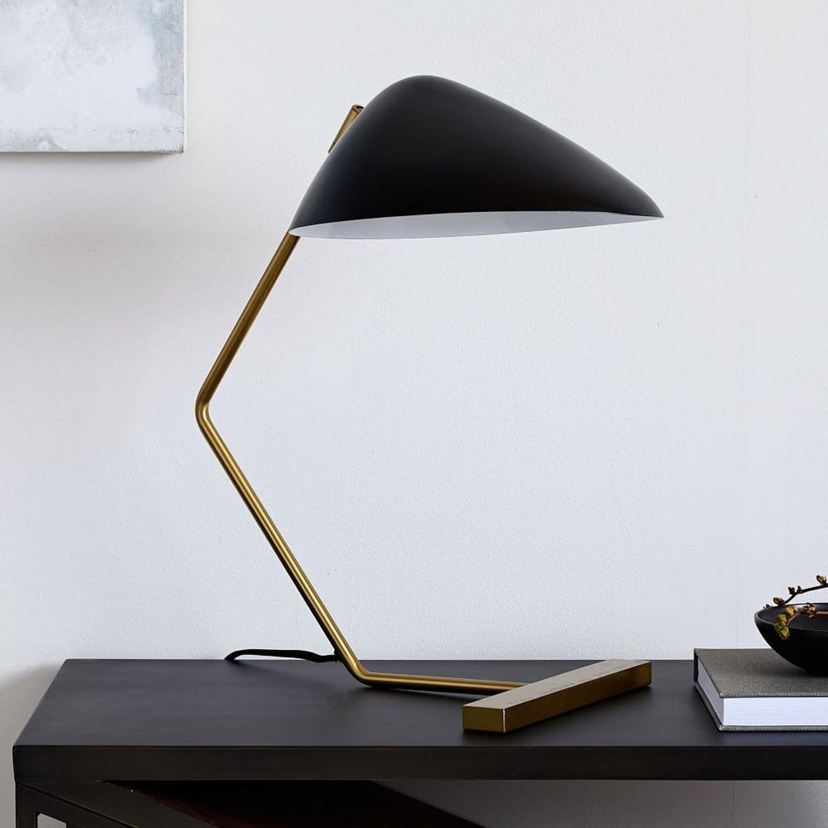 Curvilinear Mid - Century Table Lamp