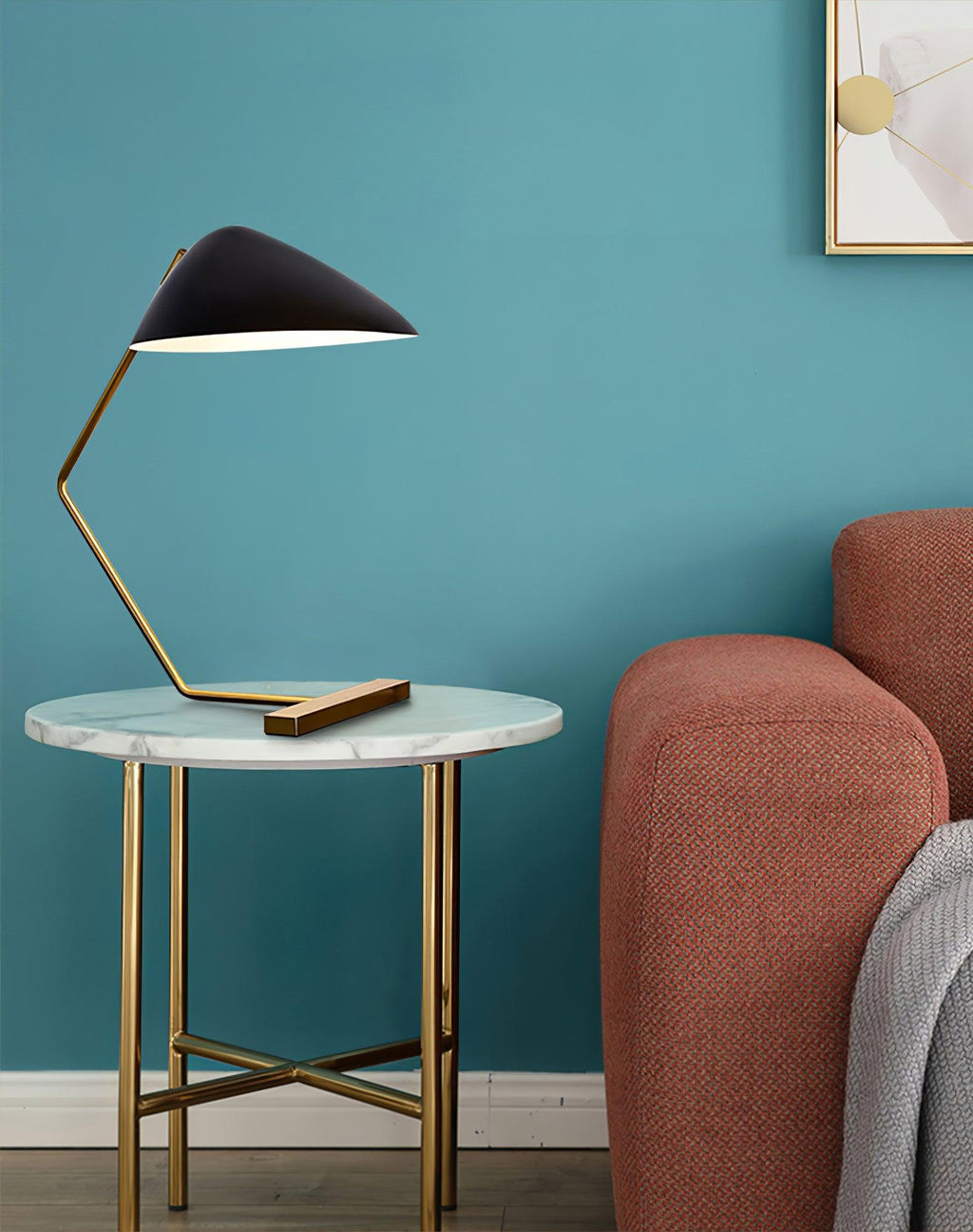 Curvilinear Mid - Century Table Lamp