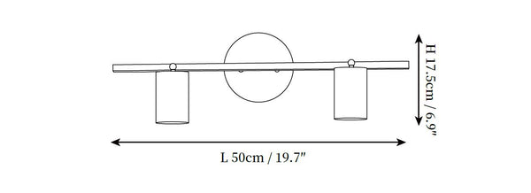 Cylinder Brass Series Ceiling Lamp