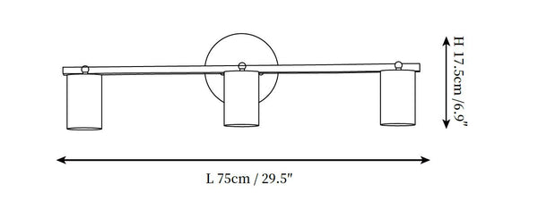 Cylinder Brass Series Ceiling Lamp