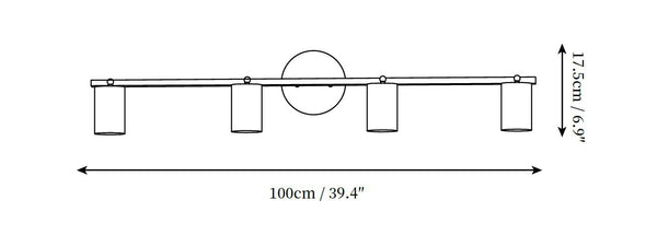 Cylinder Brass Series Ceiling Lamp